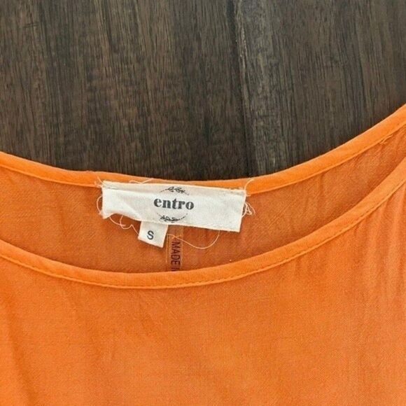 Entro Tie Dye Ruffle Tank Top S - Picture 4 of 4